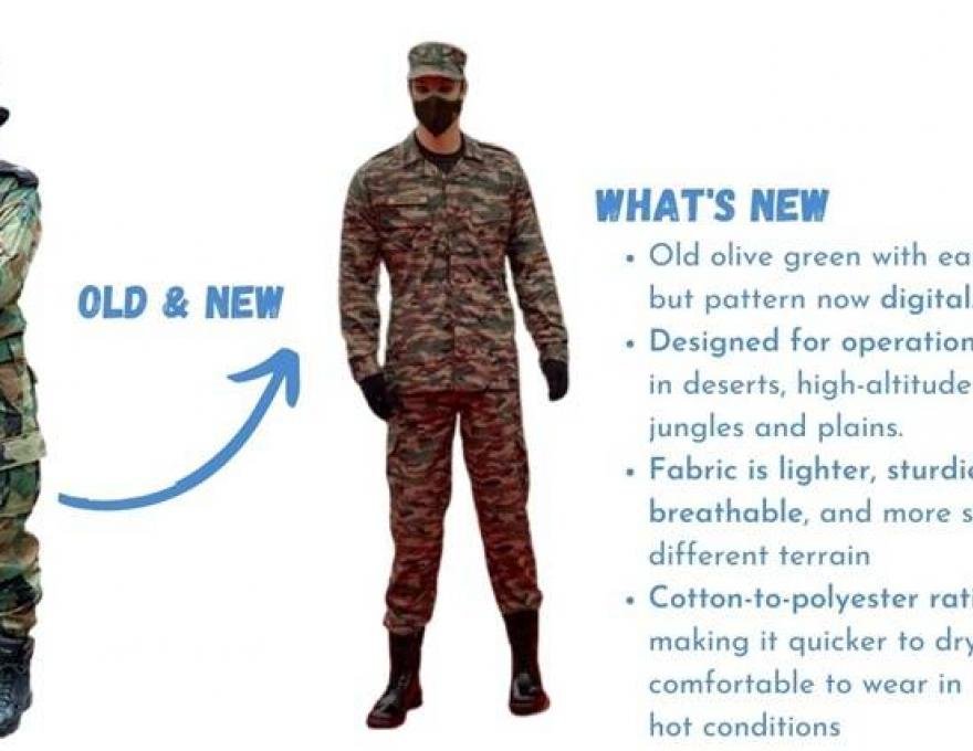 New combat uniforms for the Indian Army by NIFT | Made in India